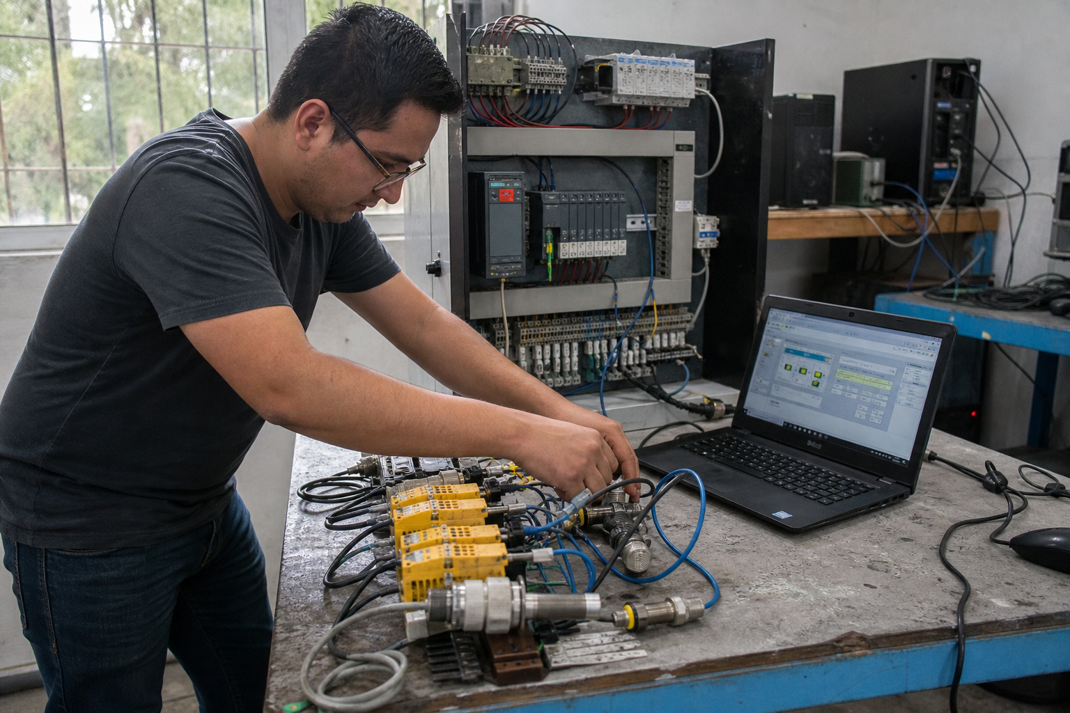 Automatización industrial, equipo de cómputo y soporte técnico